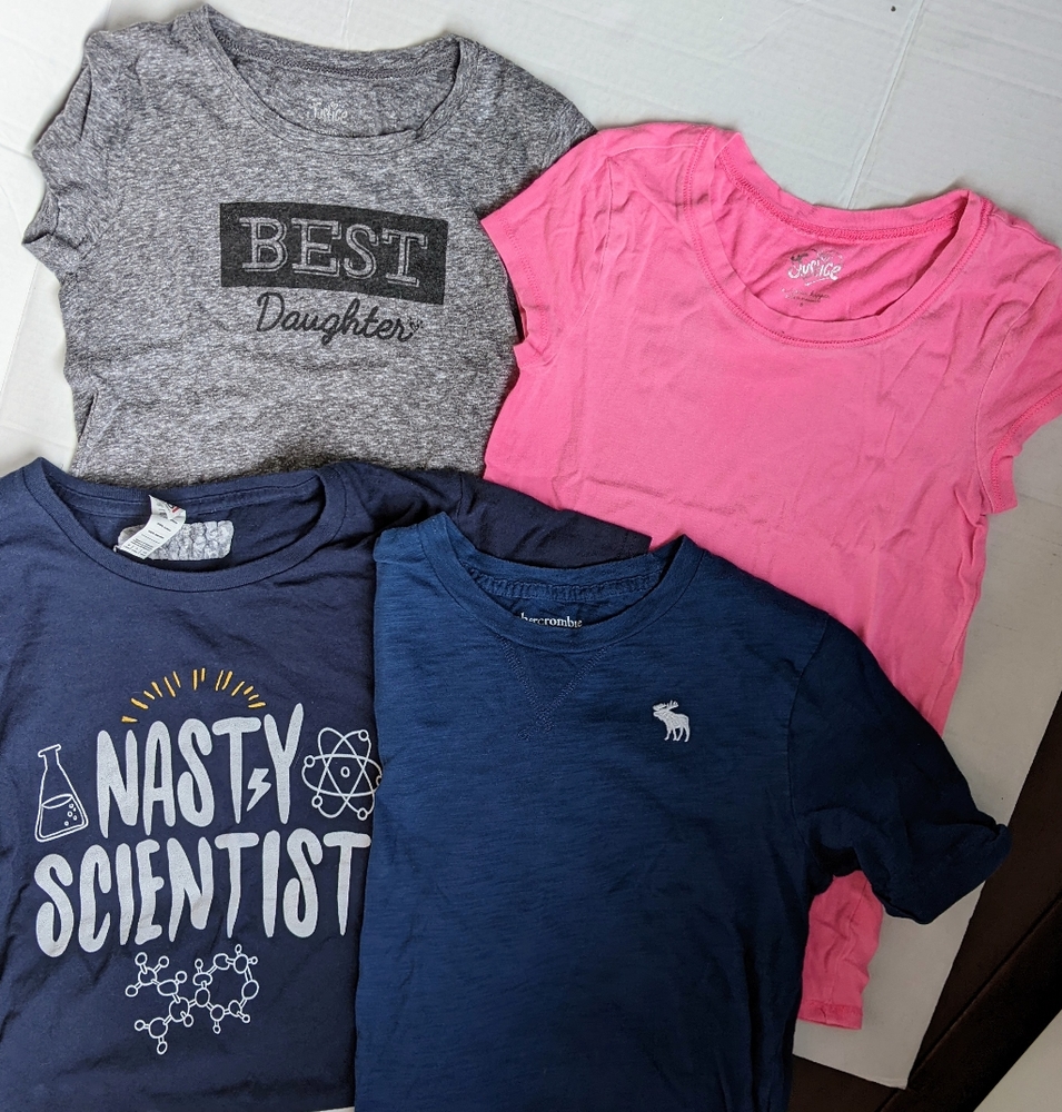 Justice Girls Size Small BUNDLE Lot shirt sleeve tee  SMALL